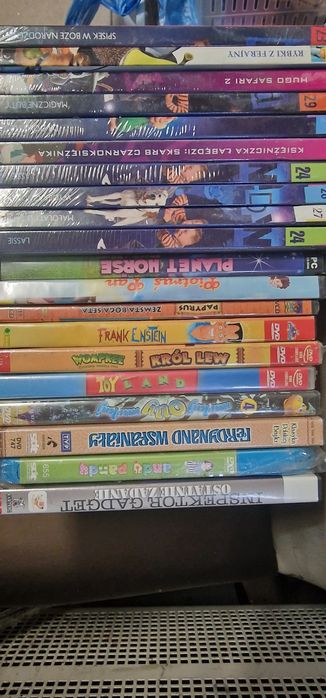 Płyty bajki DVD  różne
