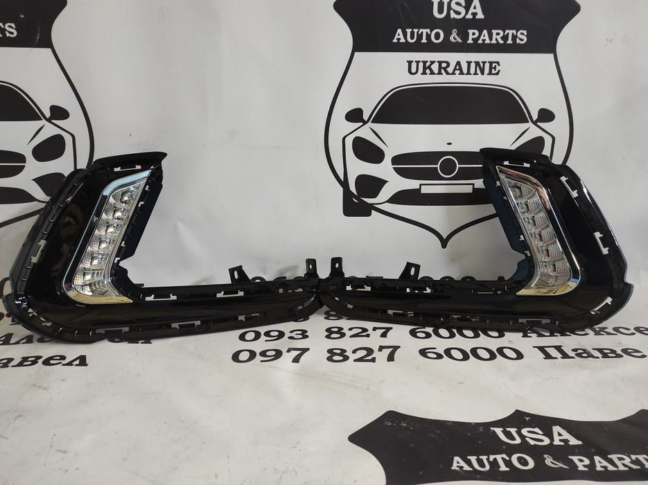 Hyundai Elantra DRL ПТФ Туманки 2016 2017 2017 Хюндай Элантра