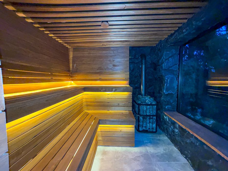 Чан і баня на дровах в Карпатах