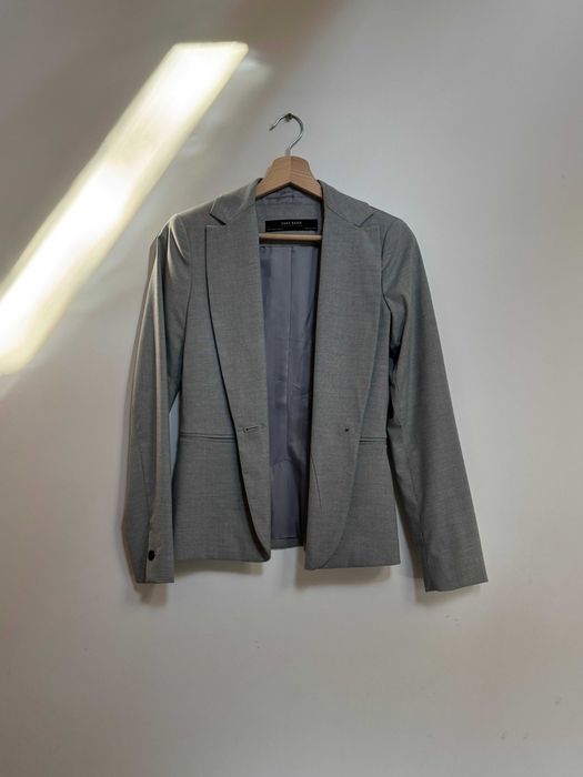 Szara marynarka zara basic