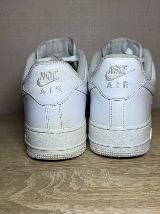 Оригінал найк еир форс 1 еір nike air force one білі white 44 роз 28см