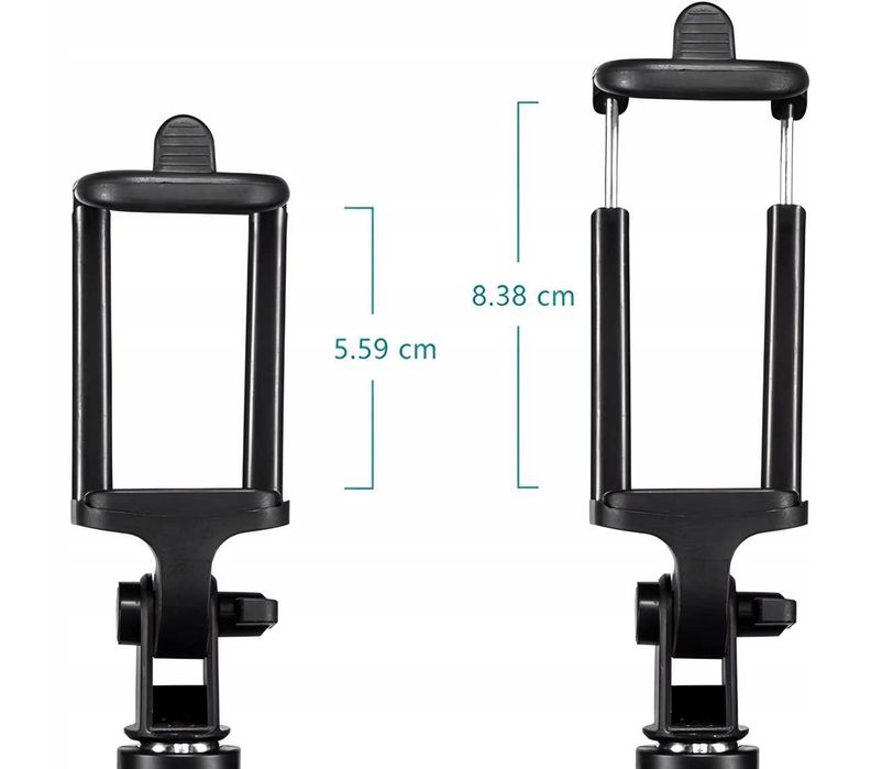 STATYW 4w1 TRIPOD 103cm z uchwytem na aparat telefon + PILOT DO ZDJĘĆ