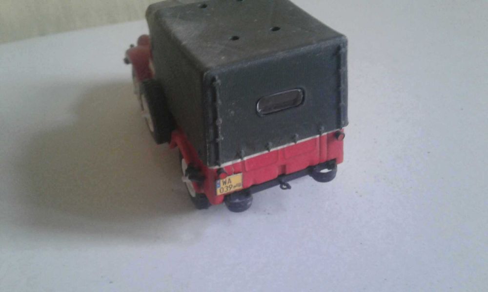 GAZ 69 konwersja STRAŻ POŻARNA w skali 1:43