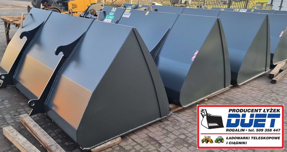 łyżka szufla łopata manitou 2,2m3 240 cm new holland euro claas kramer