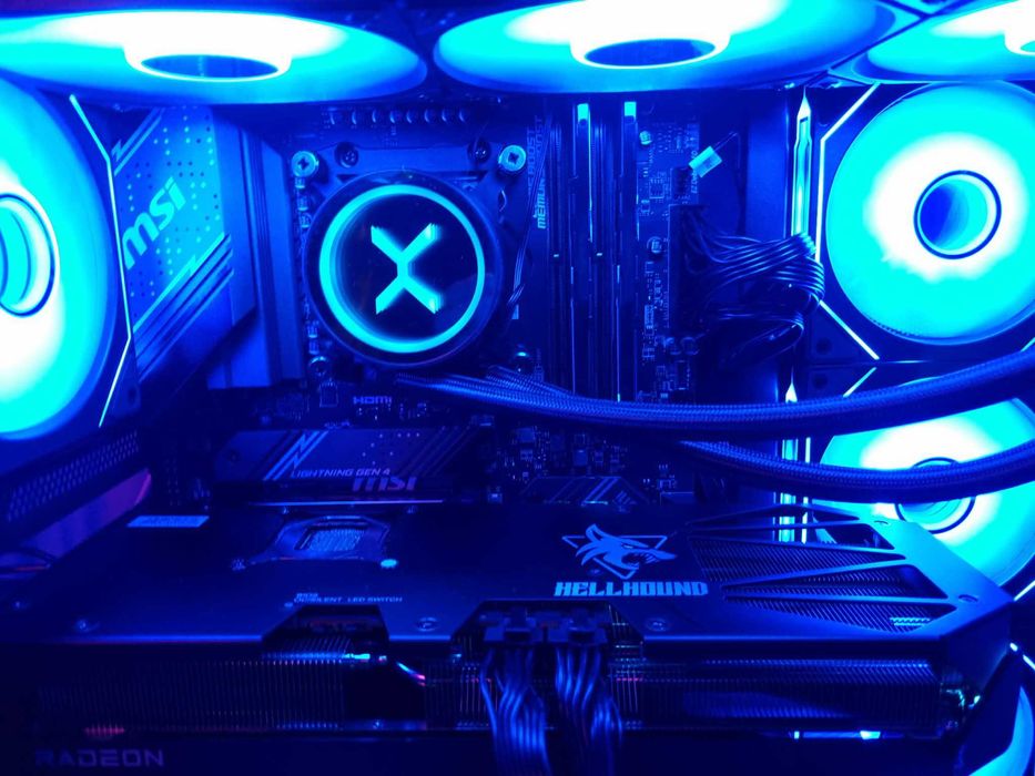 Nowy PC Do Gier R7 7800X3D/B650/32GB/RX9070XT 16GB/SSD GwarancjaOkazja