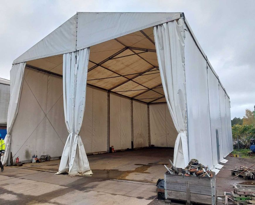 Używana hala namiotowa 10x20x6m z plandeki