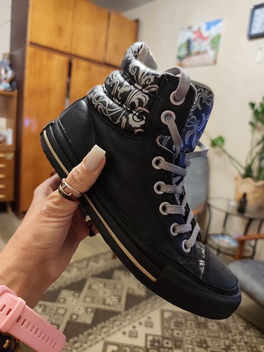 кеды converse кожа