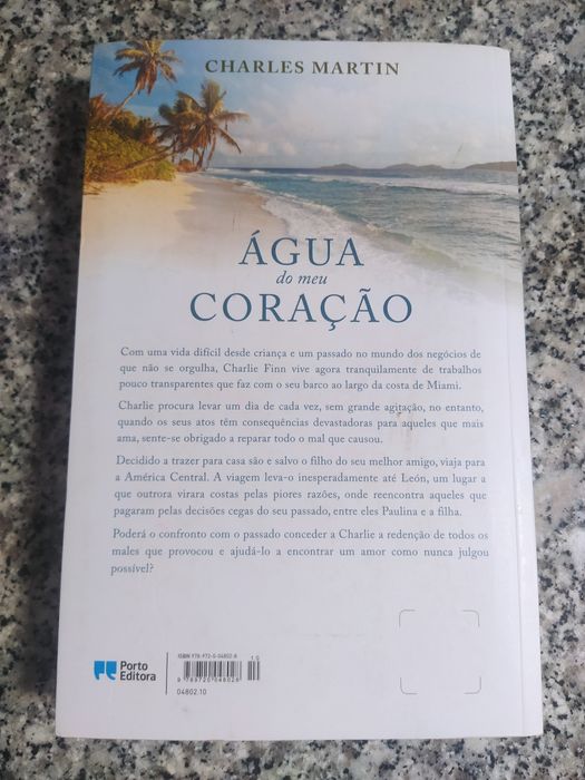 Livro de Charles Martin Água do meu Coração