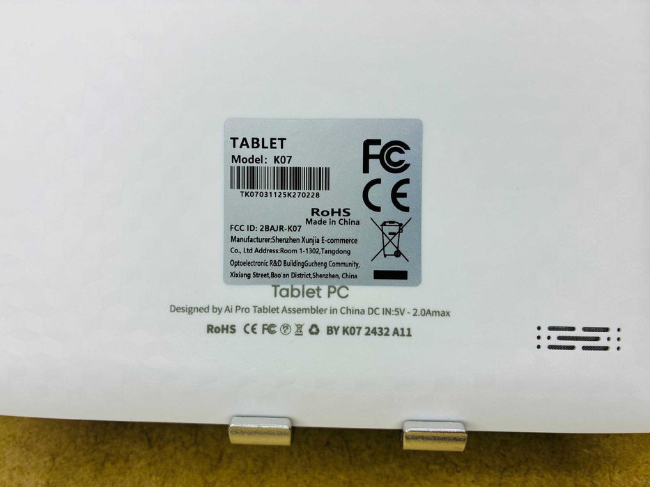 Планшет K07 10.1" Android WiFi дитячий планшет для навчання, ігор та мультимедіа з чохлом