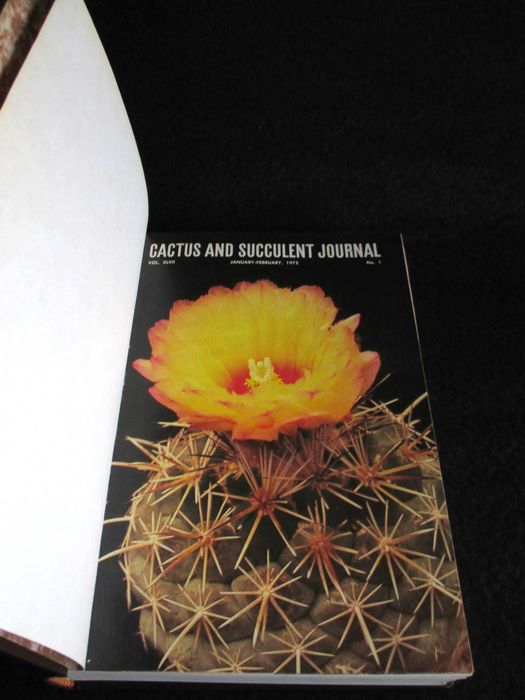 Livros Cactus and Succulent Journal Anos 70