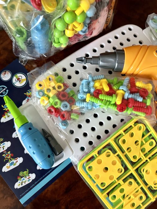 Мозаїка на шурупах. Конструктор Мозаїка шуруповерт