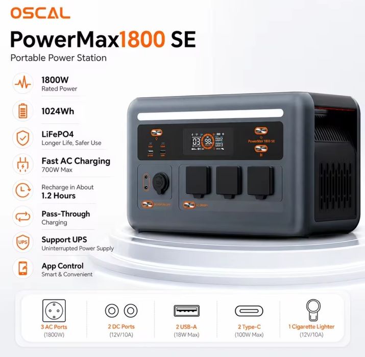 Oscal power max p1800se В Наявності