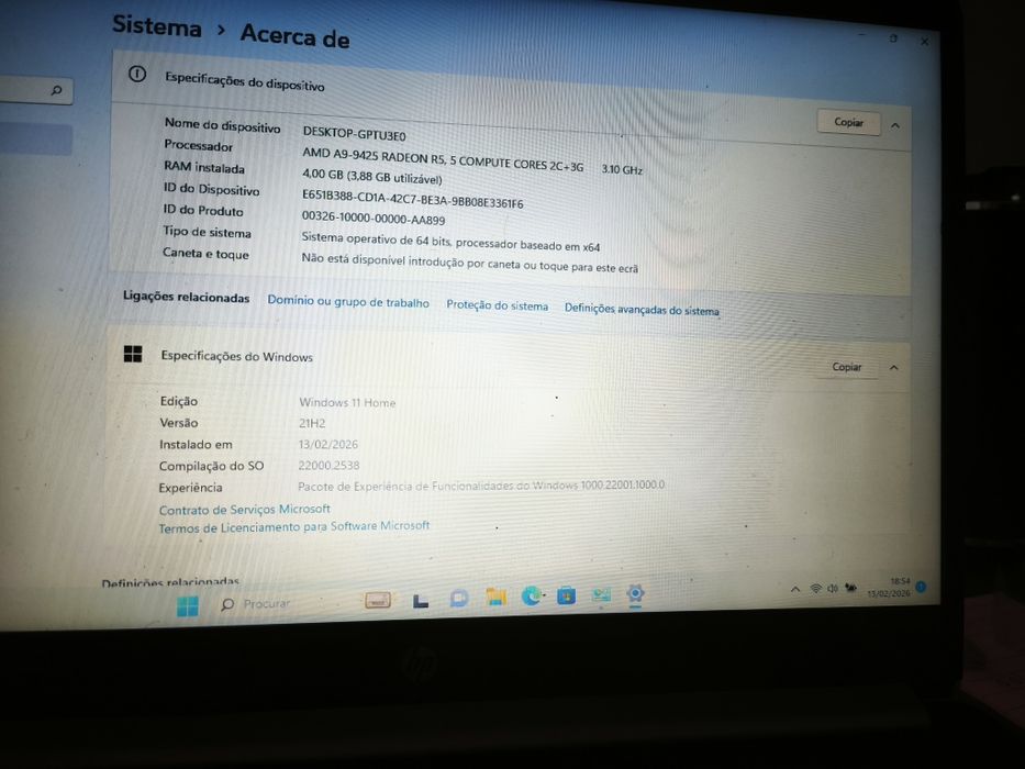HP Notebook  14-dk0000np como novo poderei aceitar trocas ou retomas