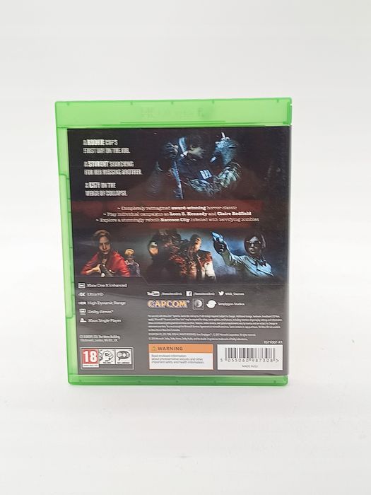 resident evil 2 xbox one pudełkowa