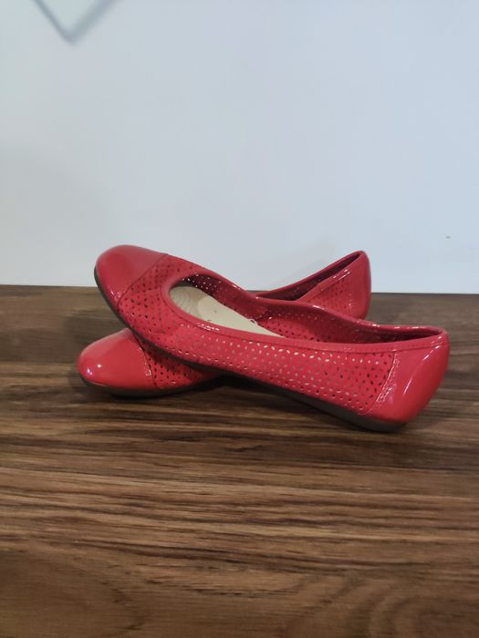 Piękne czerwone baleriny