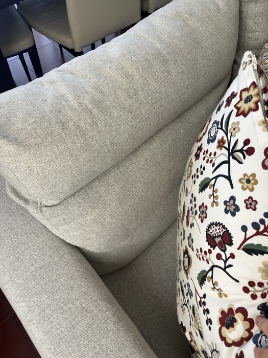 Sofá com chaise longue BOLLSTANAS