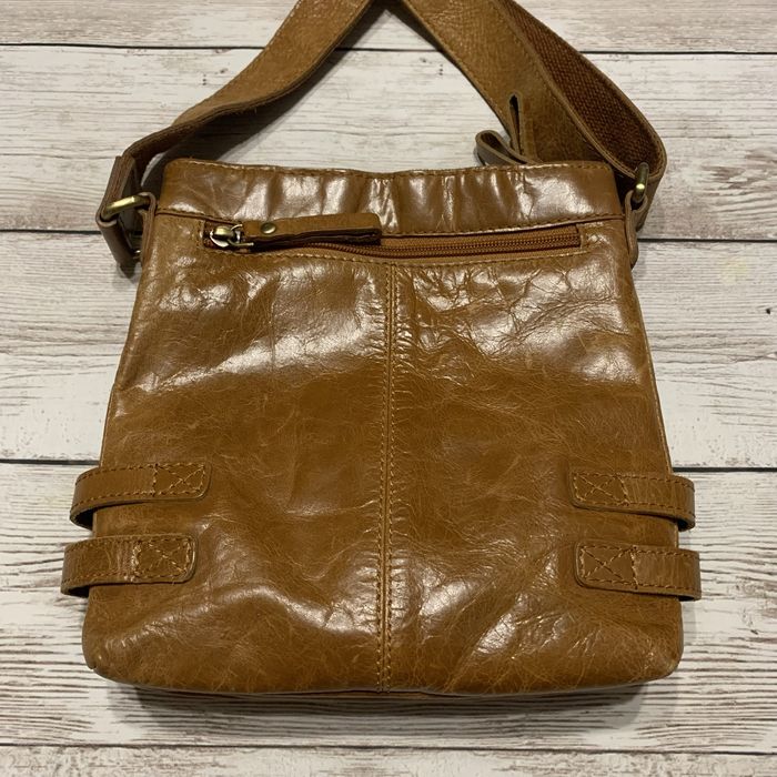 Сумка кожаная кроссбоди месенджер Clarks Brown Leather Messenger Bag