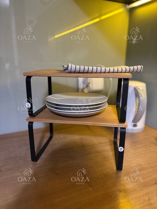 Półki Kuchenne Organizer 2 szt. na Przyprawy Naczynia