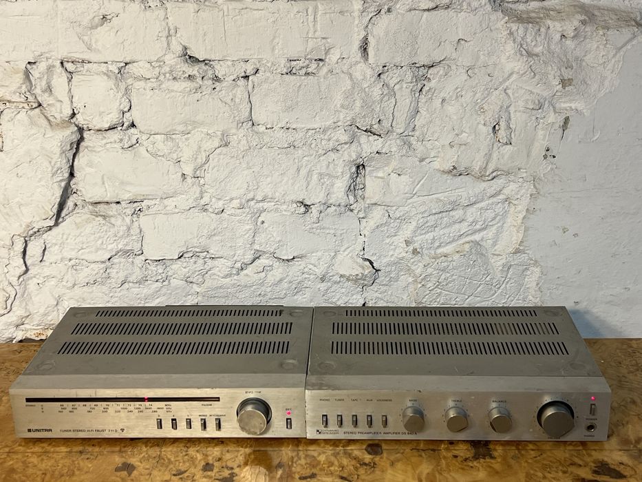 Tuner stereo Hi-Fi Faust 211D Stereo preamplifier/amplifier DS 840A