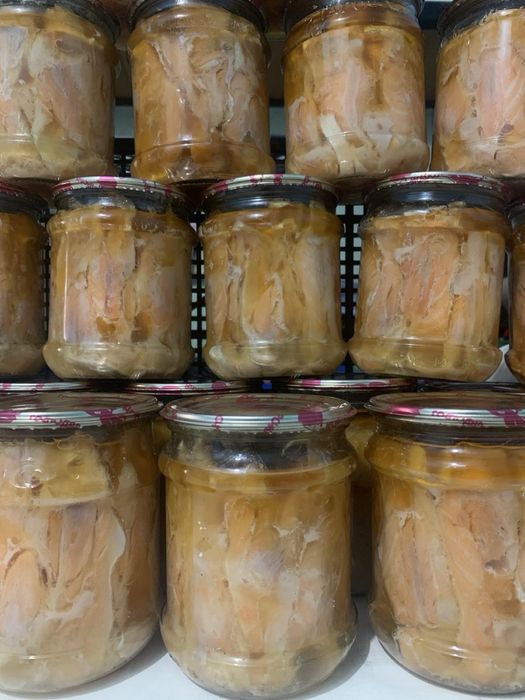 Консерва з спинок лосося (червона риба)