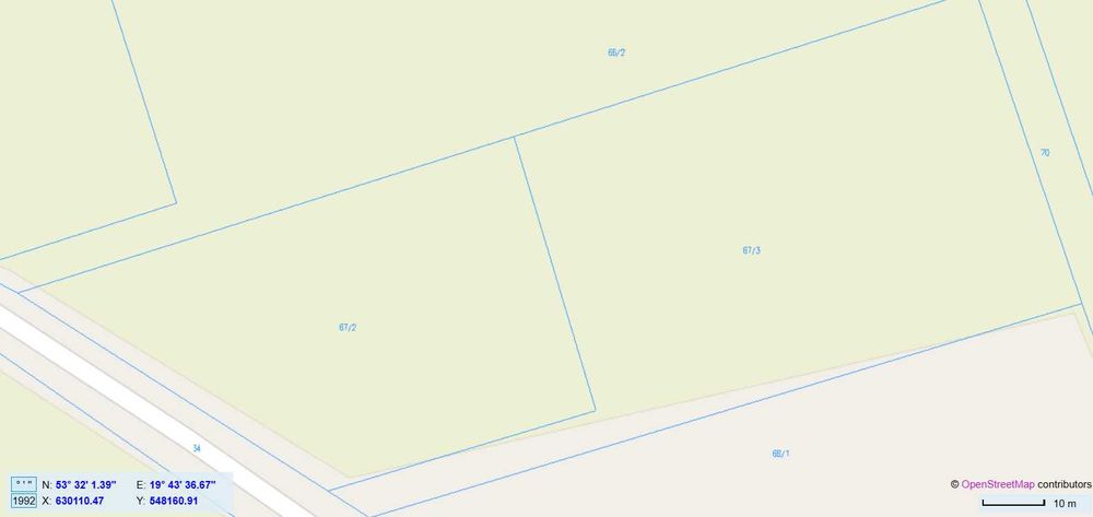 Działki budowalne Byszwałd  30a i 45a