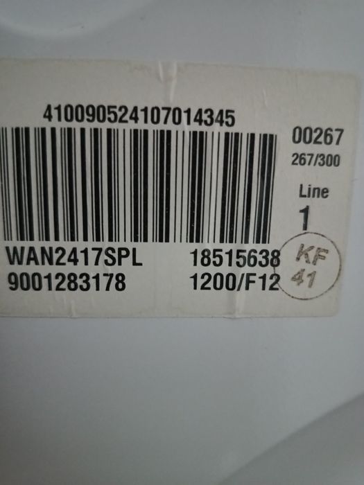 Pralka Bosch seria 4