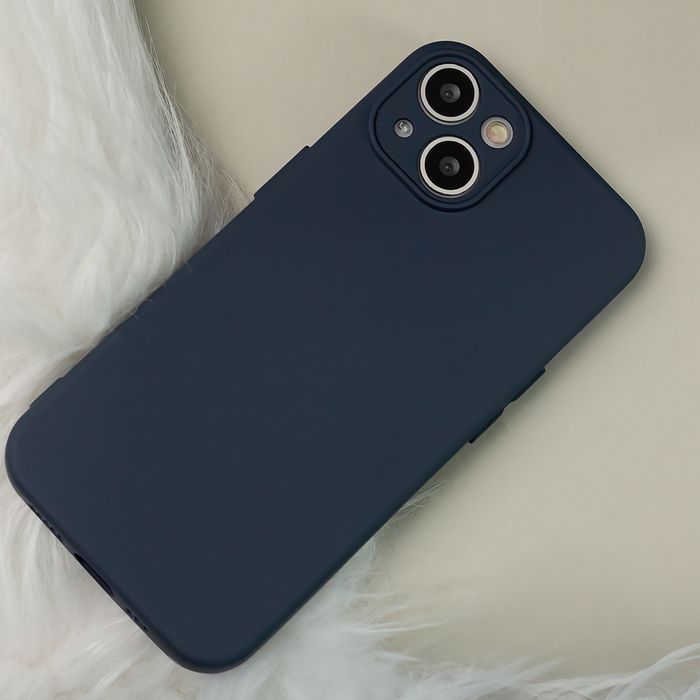 Nakładka Silicon Box do Samsung Galaxy A36 5G ciemnoniebieska