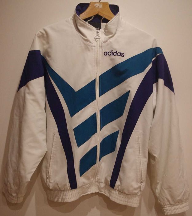Oryginalna bluza dresowa ADIDAS r. M, dominujący biały, stan bdb-/db+