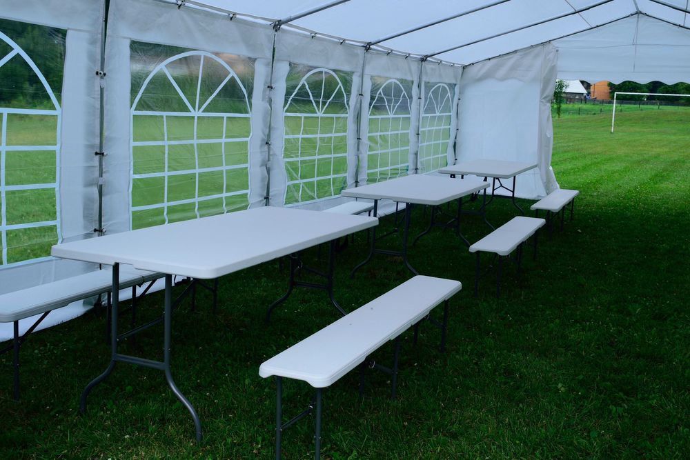 5x10x2m Namiot imprezowy ogrodowy pawilon długi sezonowe IPE S