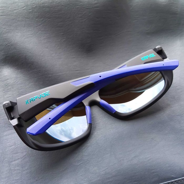 OKULARY PRZECIWSŁONECZNE. Polaryzacyjne. Dark Blue/Black. Sportowe
