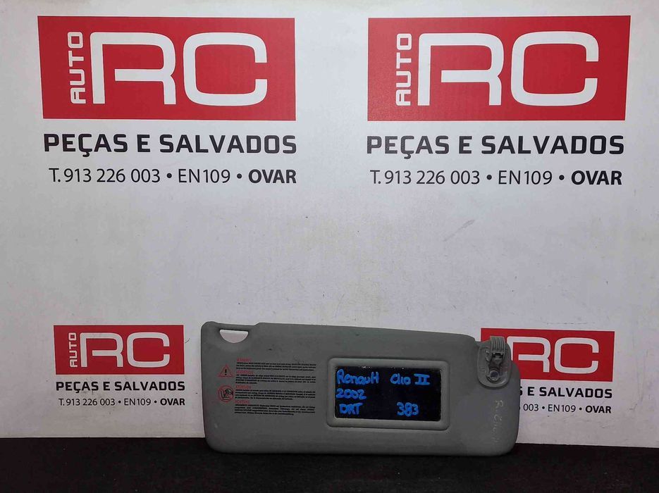 Pála de Sol Direita RENAULT CLIO II (BB_, CB_) ano 2002