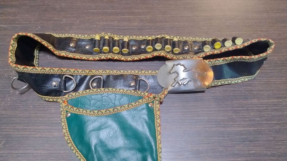 Пояс-патронташ с кобурой. СССР