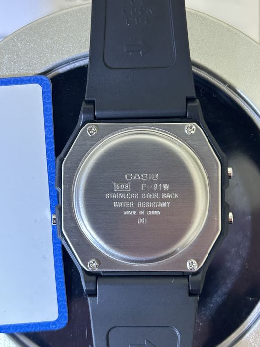 Оригінальний годинник Casio F-91W-1D