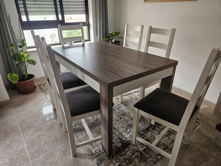 Conjunto Mesa Paris e cadeiras