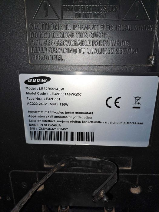 Samsung LE32B551A6W 32"