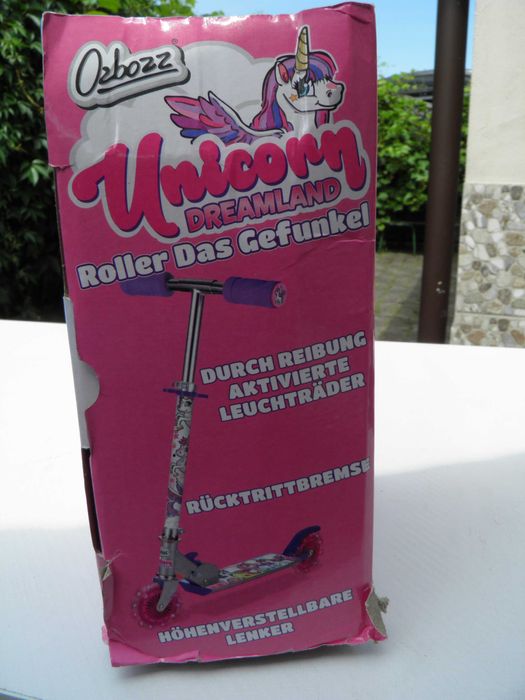 hulajnoga jednorożec led