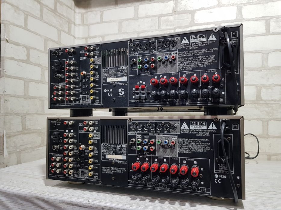 6.1/7.1 AV ресивер/підсилювач DENON AVR-1804,1803 *6х125 Вт, б/у