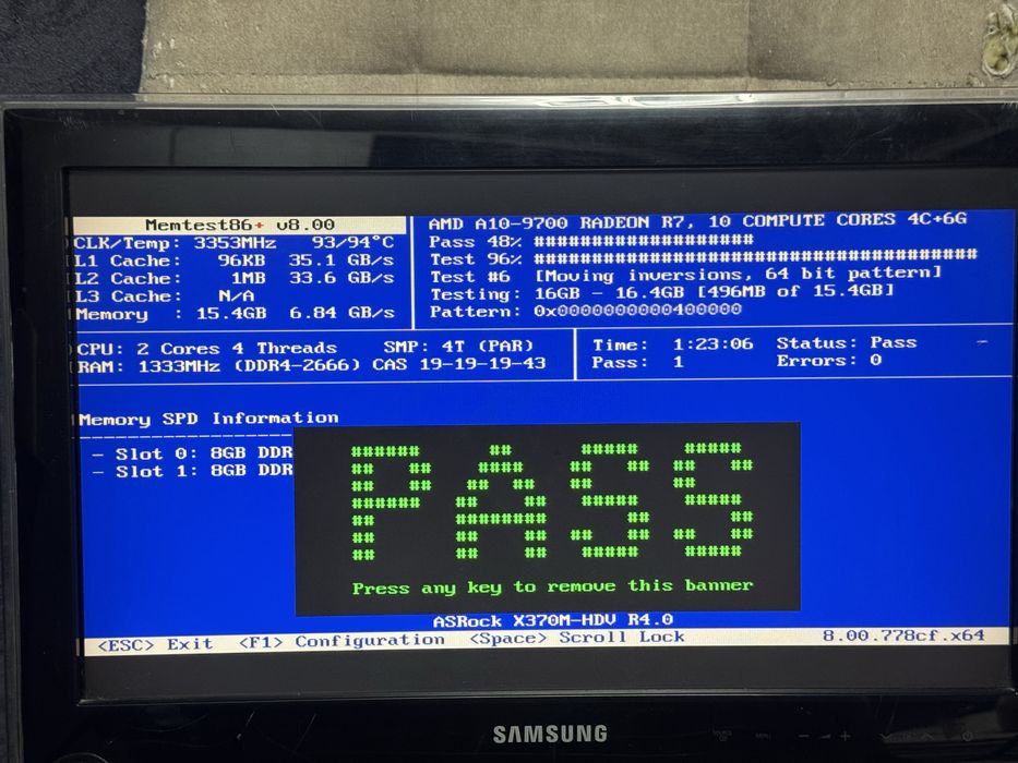 Оперативна памʼять DDR4 16ГБ (2х8)