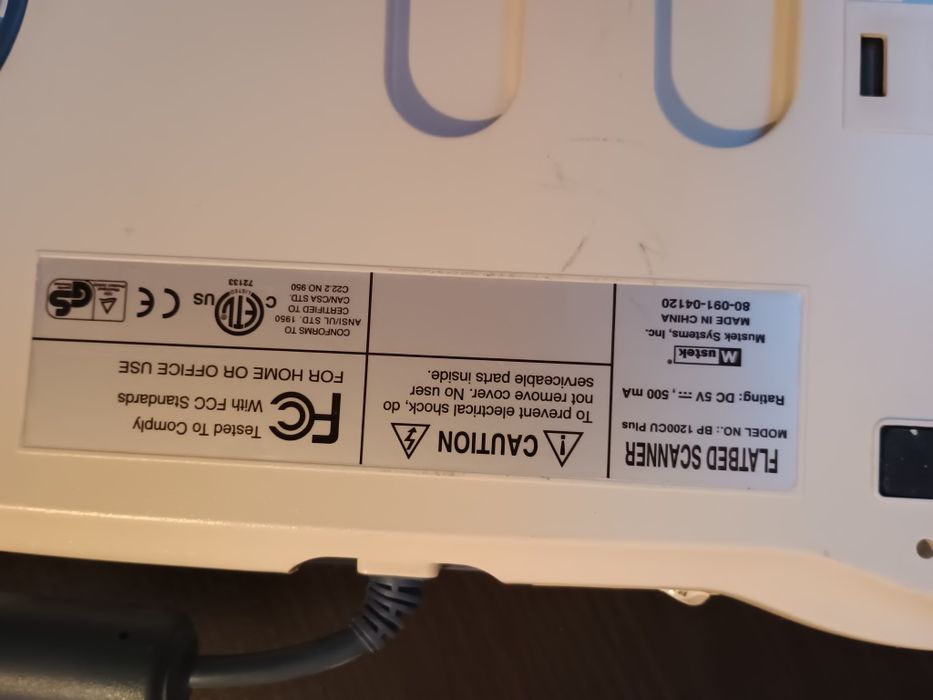 Scanner flatbed bp 1200 cu plus