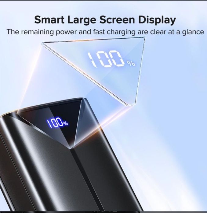 QOOVI Портативний  Power Bank 30000 мАг із швидким заряджанням