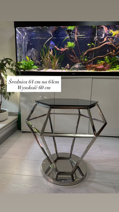 Srebrne meble glamour