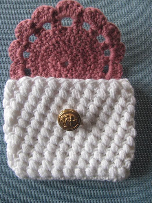 Porta-moedas / cartões artesanal