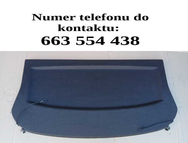 Półka tylna bagażnika BMW seria 1 F20/F21 2011-2019 nr 34