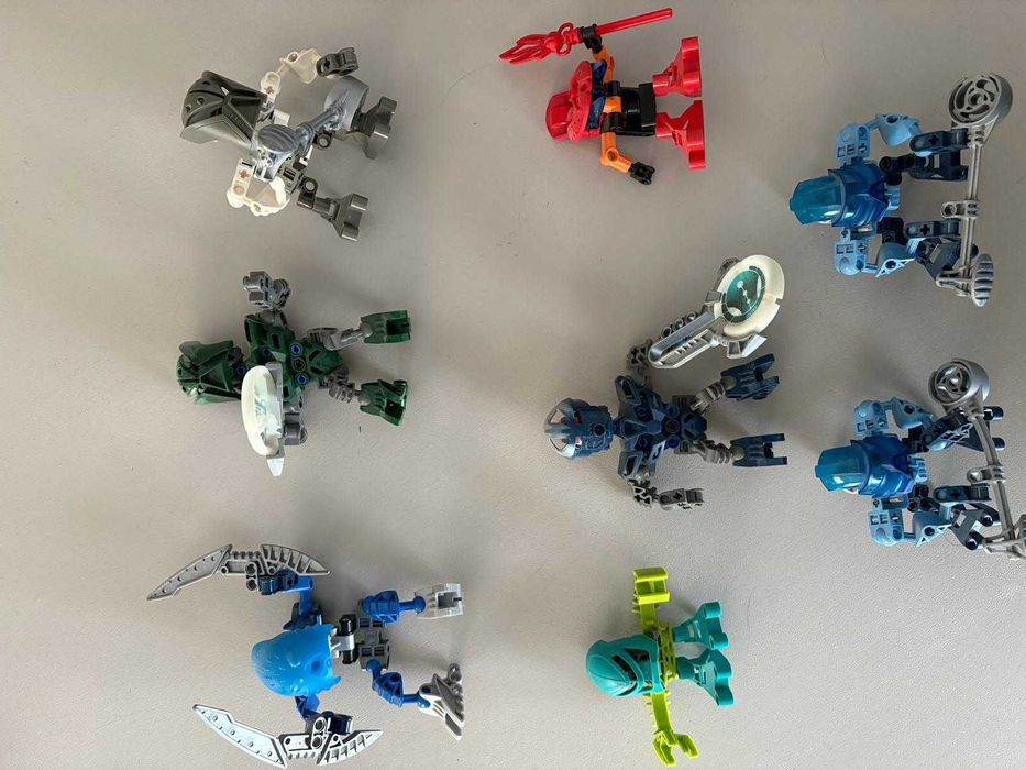 Coleção LEGO BIONICLE Completa – Titan + Toa Metru + Rahkshi – RARA