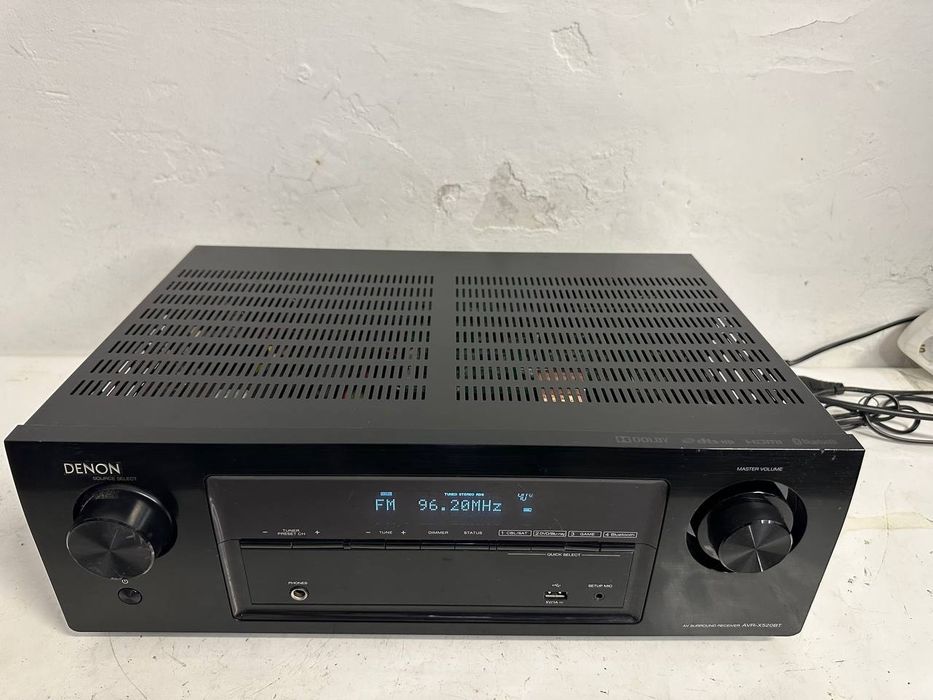 Amplituner AV Denon AVR-X520BT | 5.1 | 4K | Bluetooth | USB | HDMI | Pilot nie