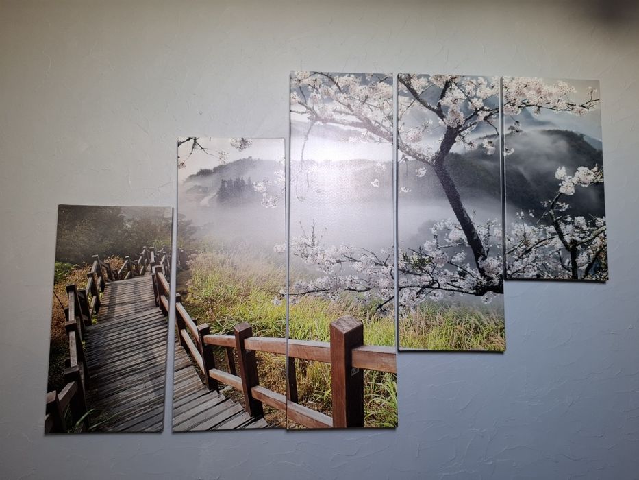 Obraz tryptyk most duży