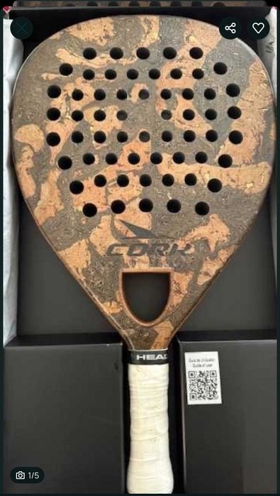 raquete de padel cork extreme balck