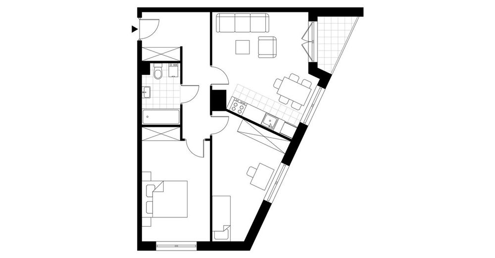 3-pokojowe mieszkanie 63m2 + loggia