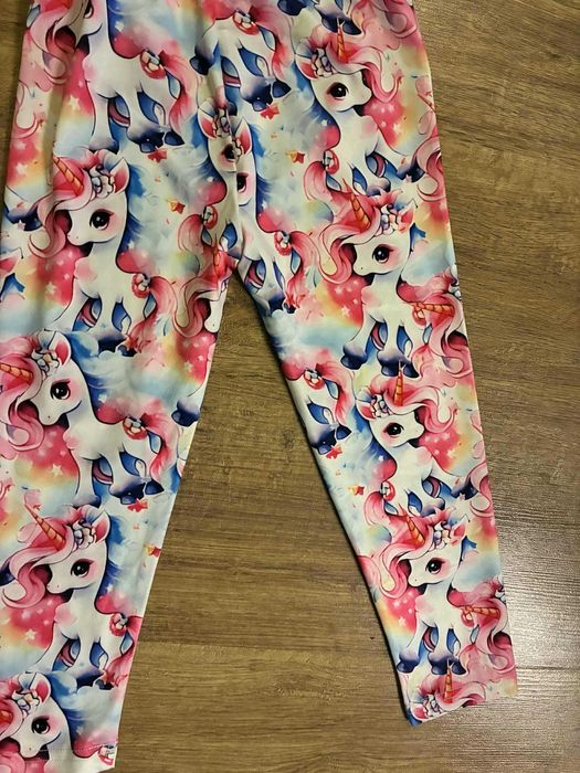 piękne spodenki w jednorożce dla dziewczynki