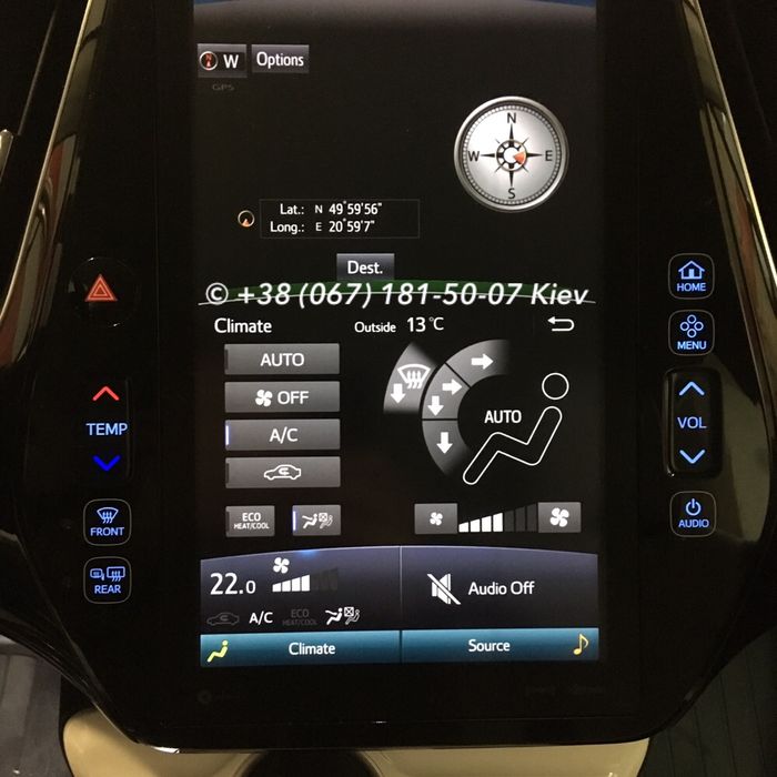 Прошивка навигации русификация Prius USA градусы цельсии магнитола